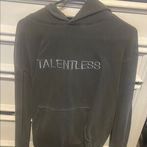 TALENTLESS Charcoal Men's Hoodie